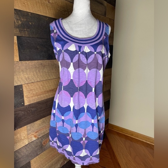 Boden Geometric Pattern Sleeveless Tank Shift Dress Size 10 - Picture 1 of 8